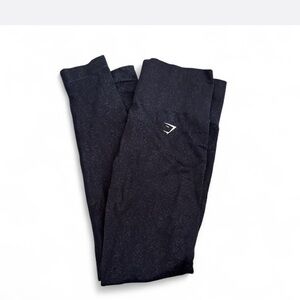 Gymshark Black Leggings with Logo Detail